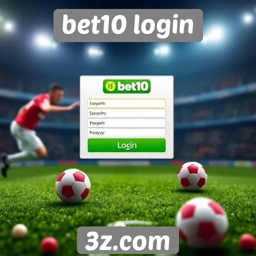 Como realizar o login no site bet10