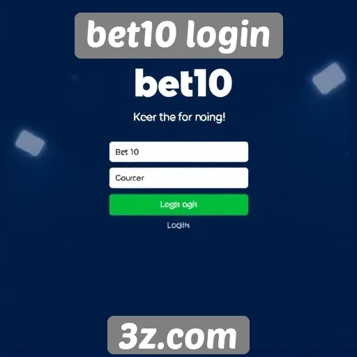 Bet10 login oferece segurança no acesso a jogos online
